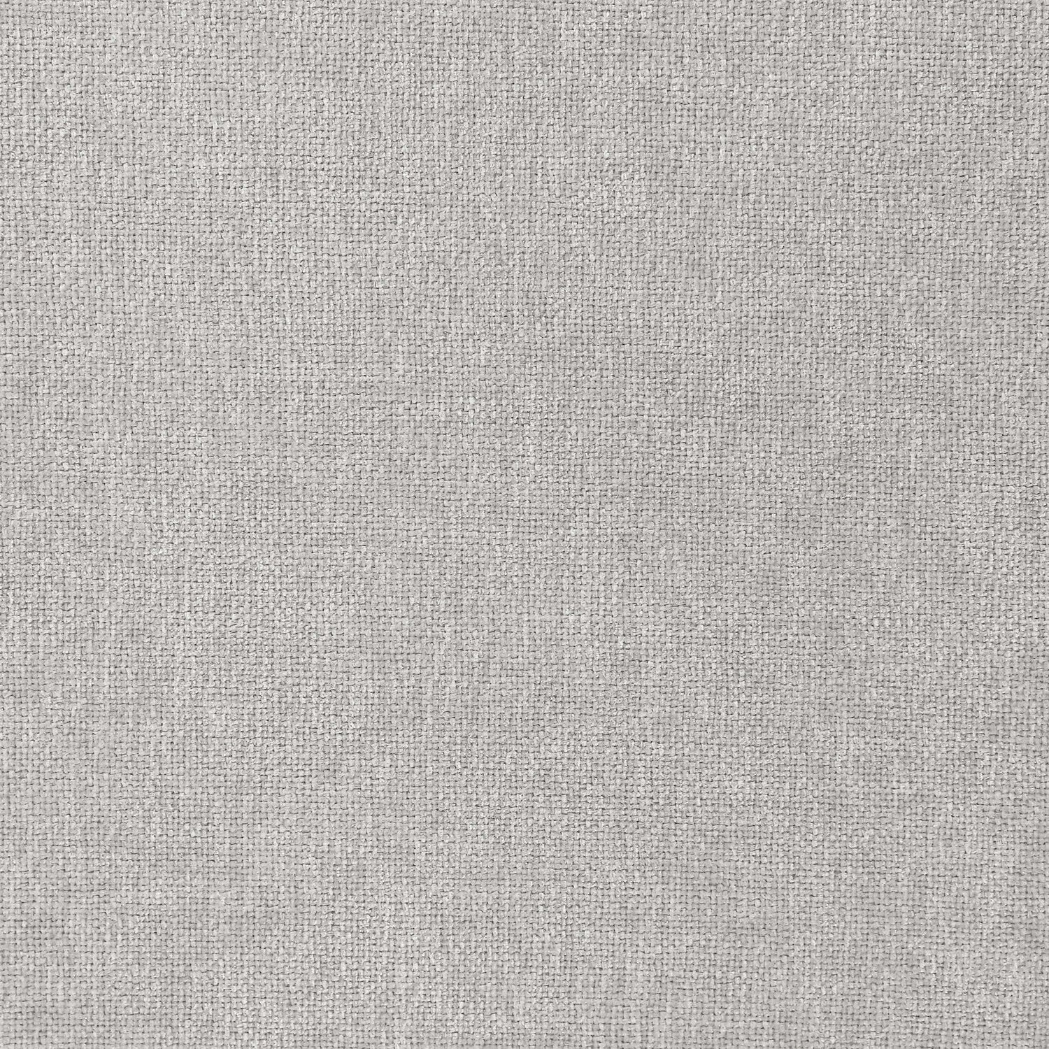 A close-up of a light gray woven fabric texture with a linen-like crosshatch pattern of Usher Chenille Ottoman Storage Bed with Curved Headboard