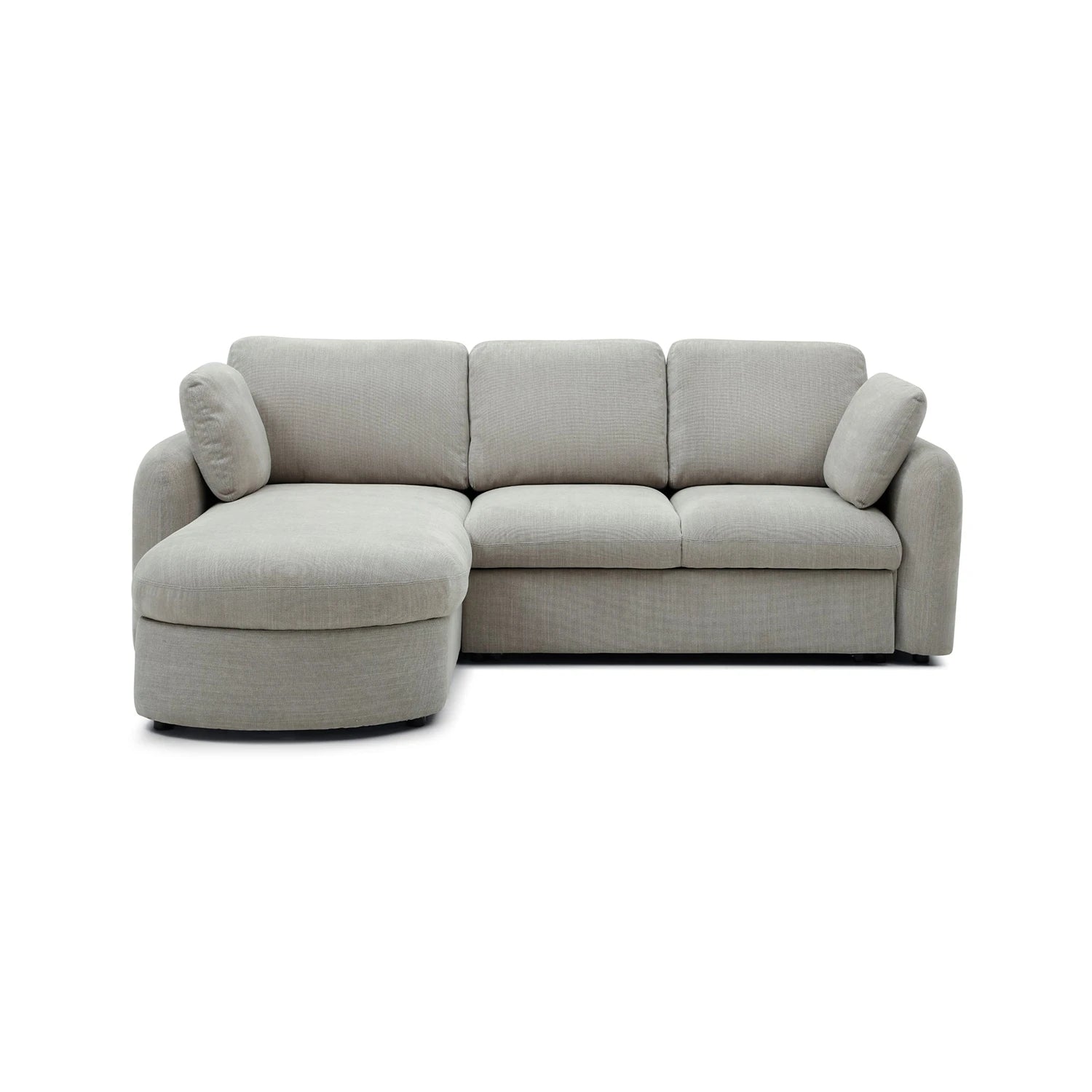 LHF Storage Chaise 3 Seater Sofa Bed