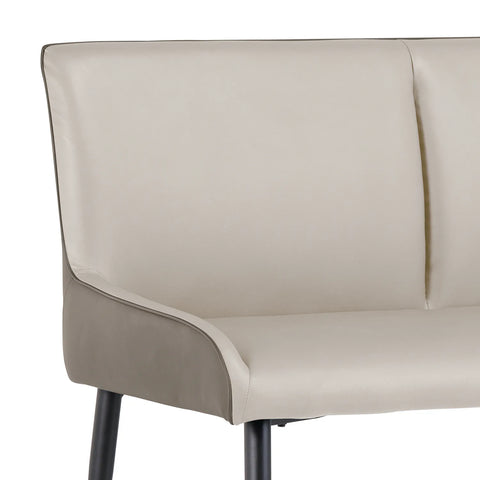Kabana Faux Leather Dining Bench – Seats 2 to 3 - Pendle Village Furniture