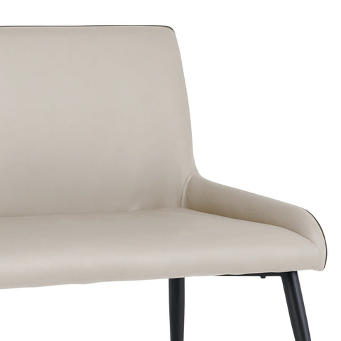 Kabana Faux Leather Dining Bench – Seats 2 to 3 - Pendle Village Furniture