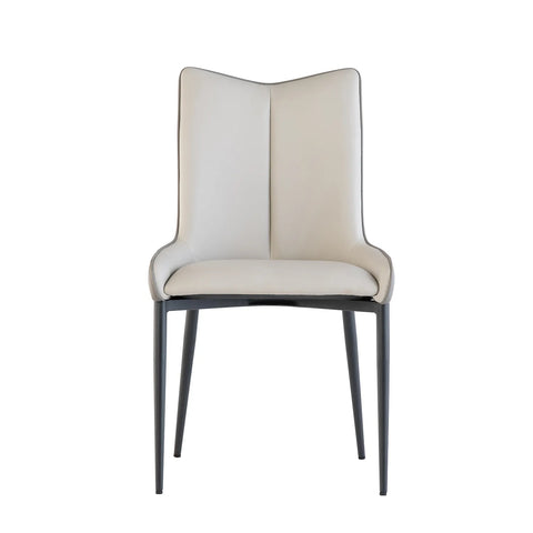Kabana Grey Faux Leather Dining Chair – Set of 4 - Pendle Village Furniture