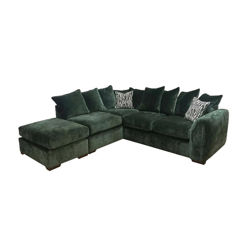 Kairo Fabric Scatter Back Corner Chaise Sofa