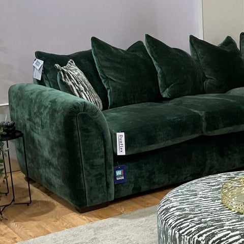 Kairo Fabric Scatter Back Corner Chaise Sofa