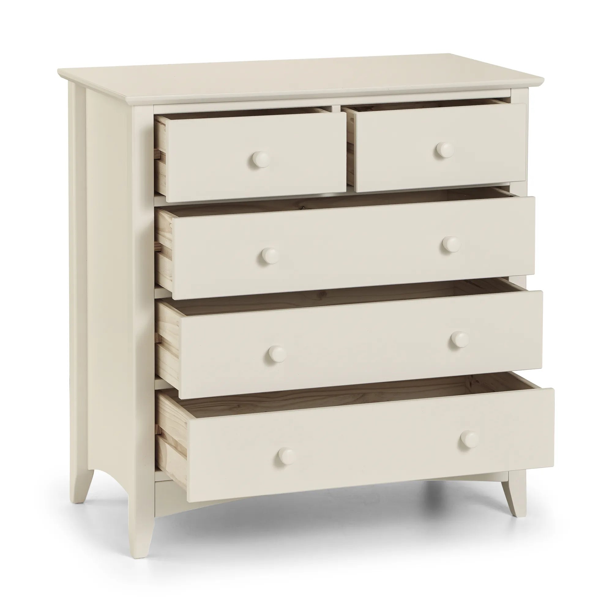 Kameo Stone White 3+2 Drawer Chest