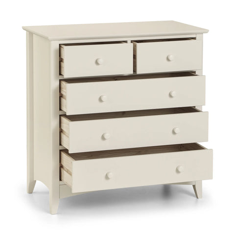 Kameo Stone White 3+2 Drawer Chest