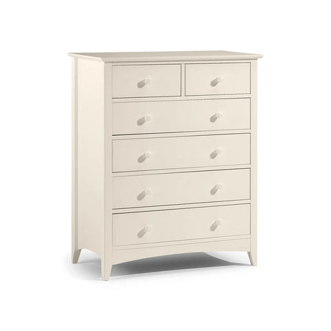 Kameo Stone White 4+2 Drawer Chest
