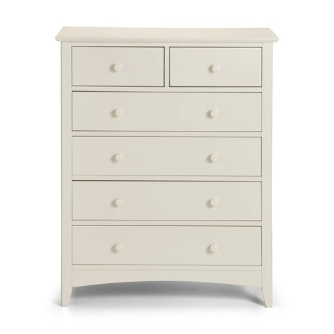 Kameo Stone White 4+2 Drawer Chest