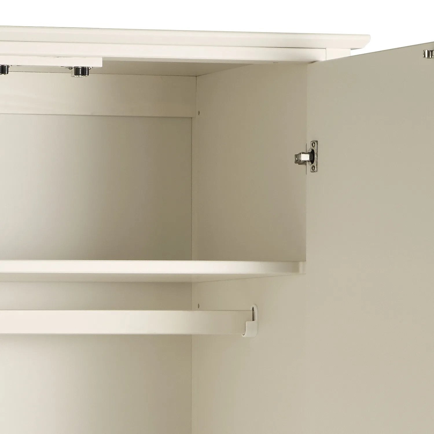 Kameo Stone White 2 Door Gents Wardrobe - Pendle Village Furniture