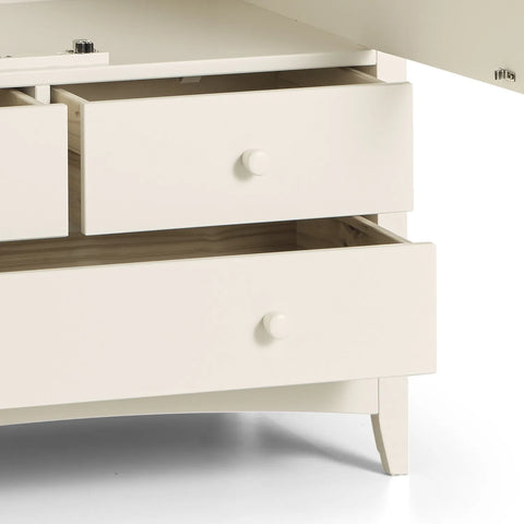 Kameo Stone White 2 Door Gents Wardrobe - Pendle Village Furniture