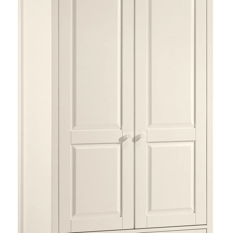 Kameo Stone White 2 Door Gents Wardrobe - Pendle Village Furniture