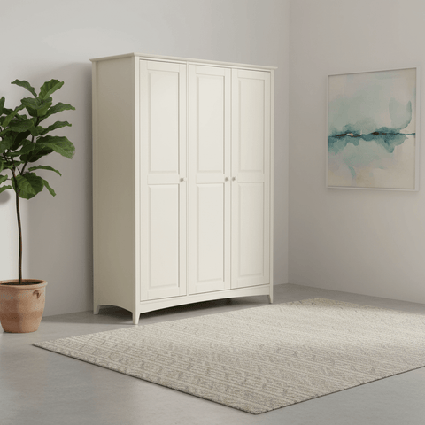 Kameo Stone White 3 Door Wardrobe