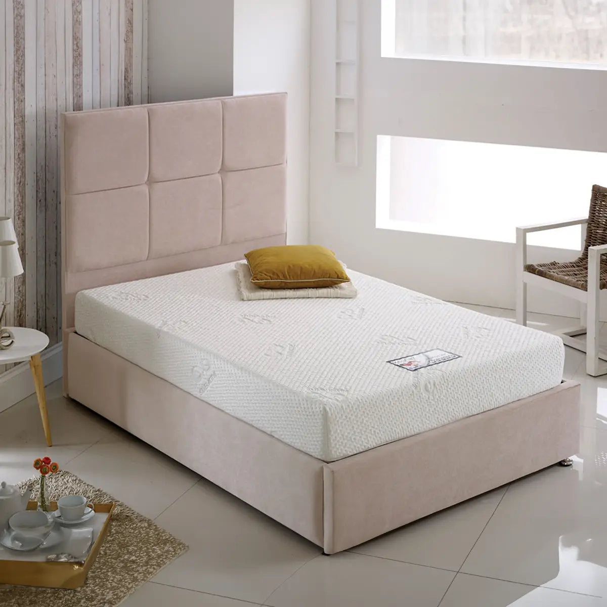 Kayflex Sumptuous Silver Memory foam Mattress, Available in various sizes - Lifestyle Image