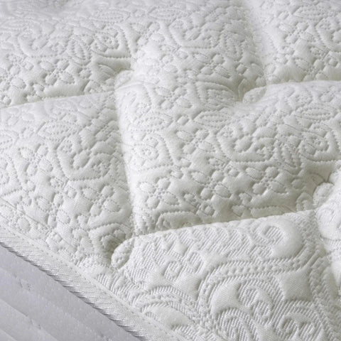 Mattress with dual spring system and knit cover