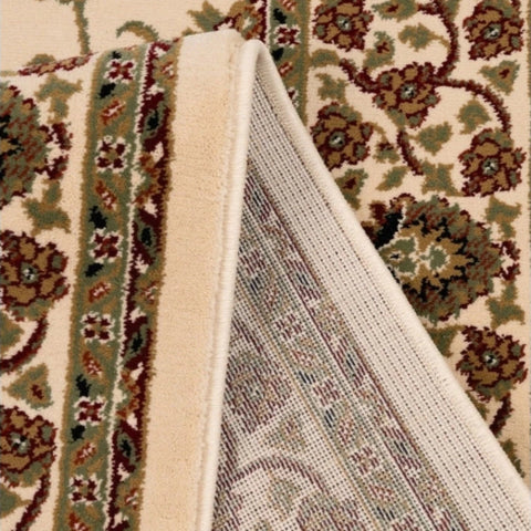 Timeless floral rug enhancing elegant interiors.