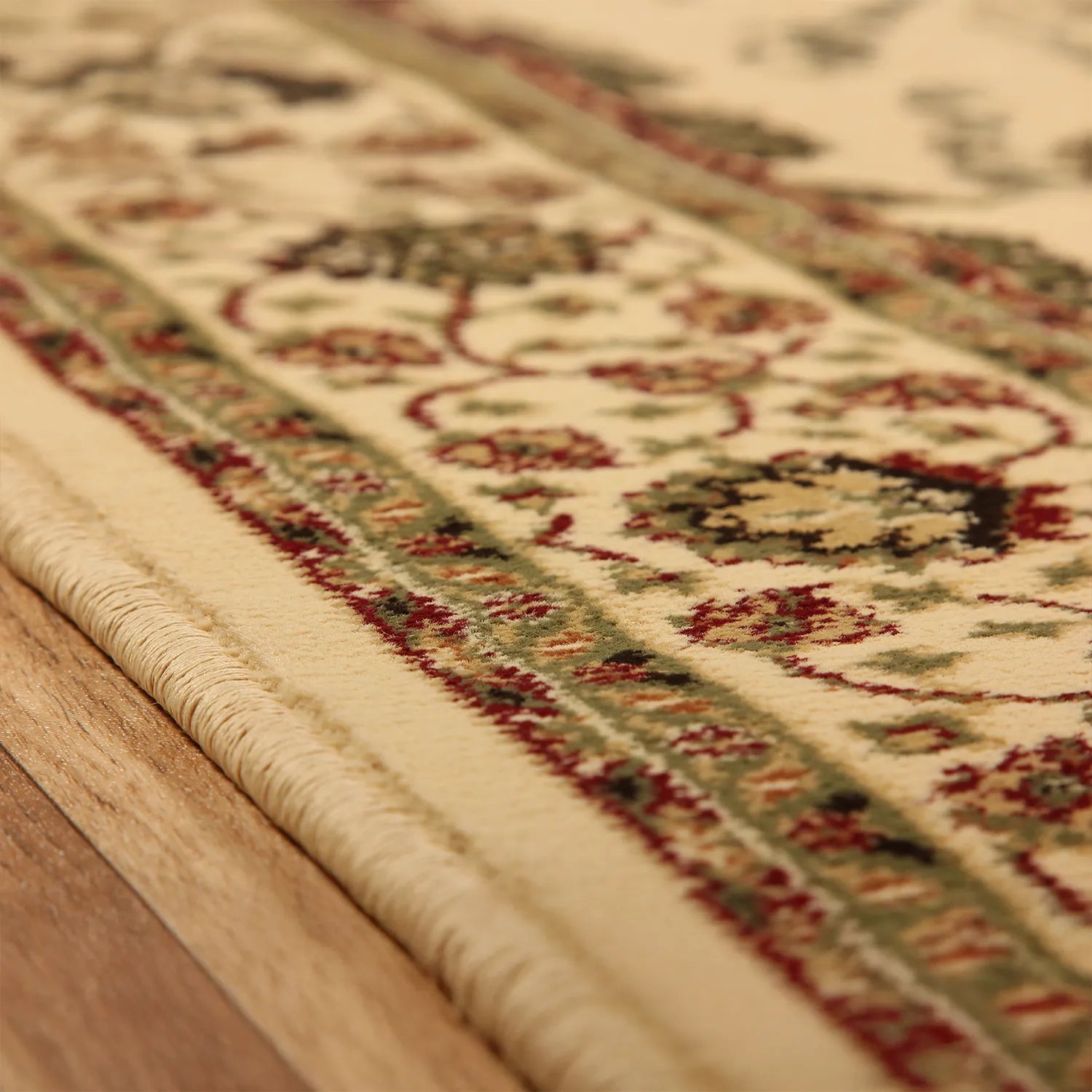 Kendra 137W Cream Traditional Rug - Pendle Village Furniture
