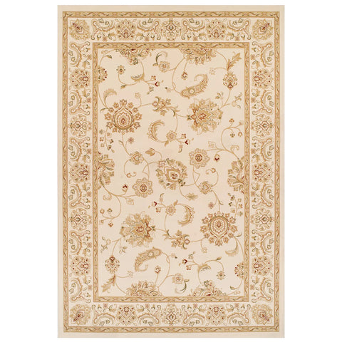 Kendra 2330X Cream and Gold Traditional Rug - Pendle Village Furniture