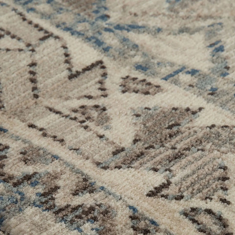 Kendra 2603H Grey and Blue Traditional Rug - Pendle Village Furniture