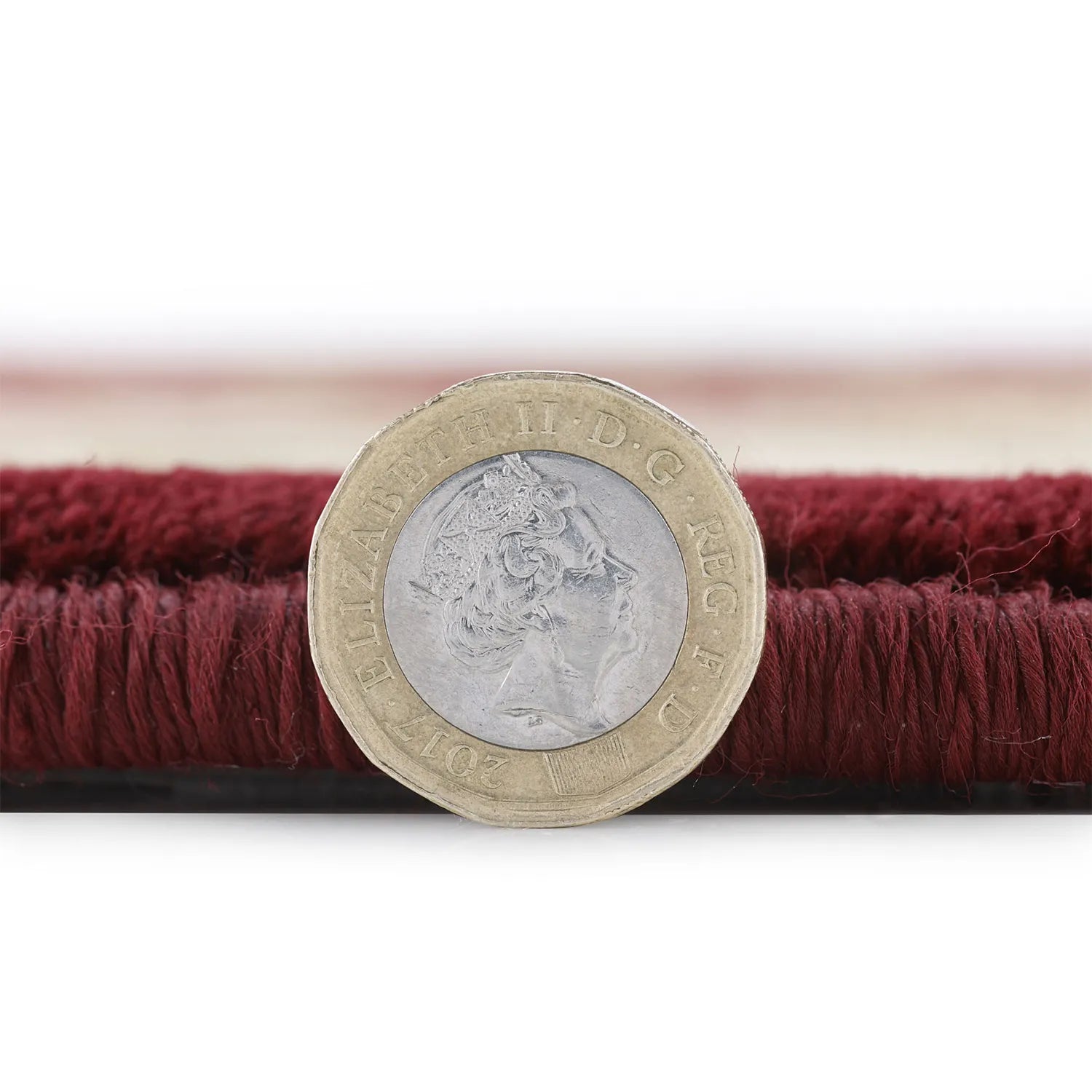 Kendra 45M Red and Gold Traditional Round Rug - Pendle Village Furniture