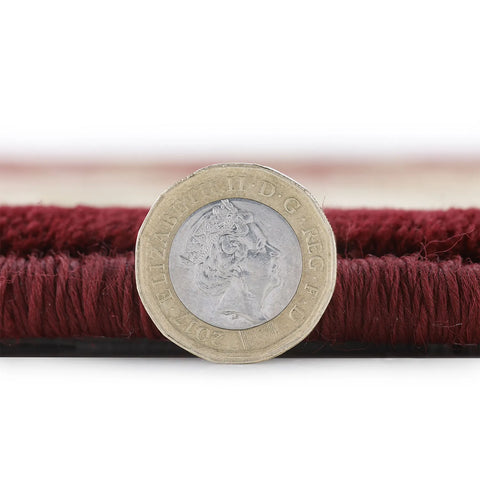 Kendra 45M Red and Gold Traditional Runner Rug - Pendle Village Furniture