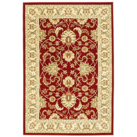 Kendra 45M Red/Gold Traditional Rug - Pendle Village Furniture