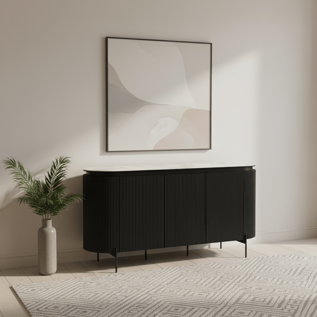 Cosmic 3 Door Sideboard with Ceramic Top