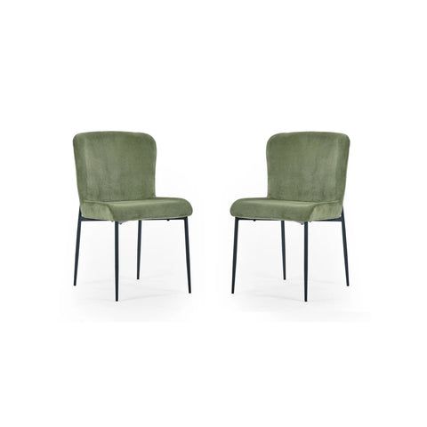 Leo Velvet Dining Chairs – Set of 4 - Pendle Village Furniture
