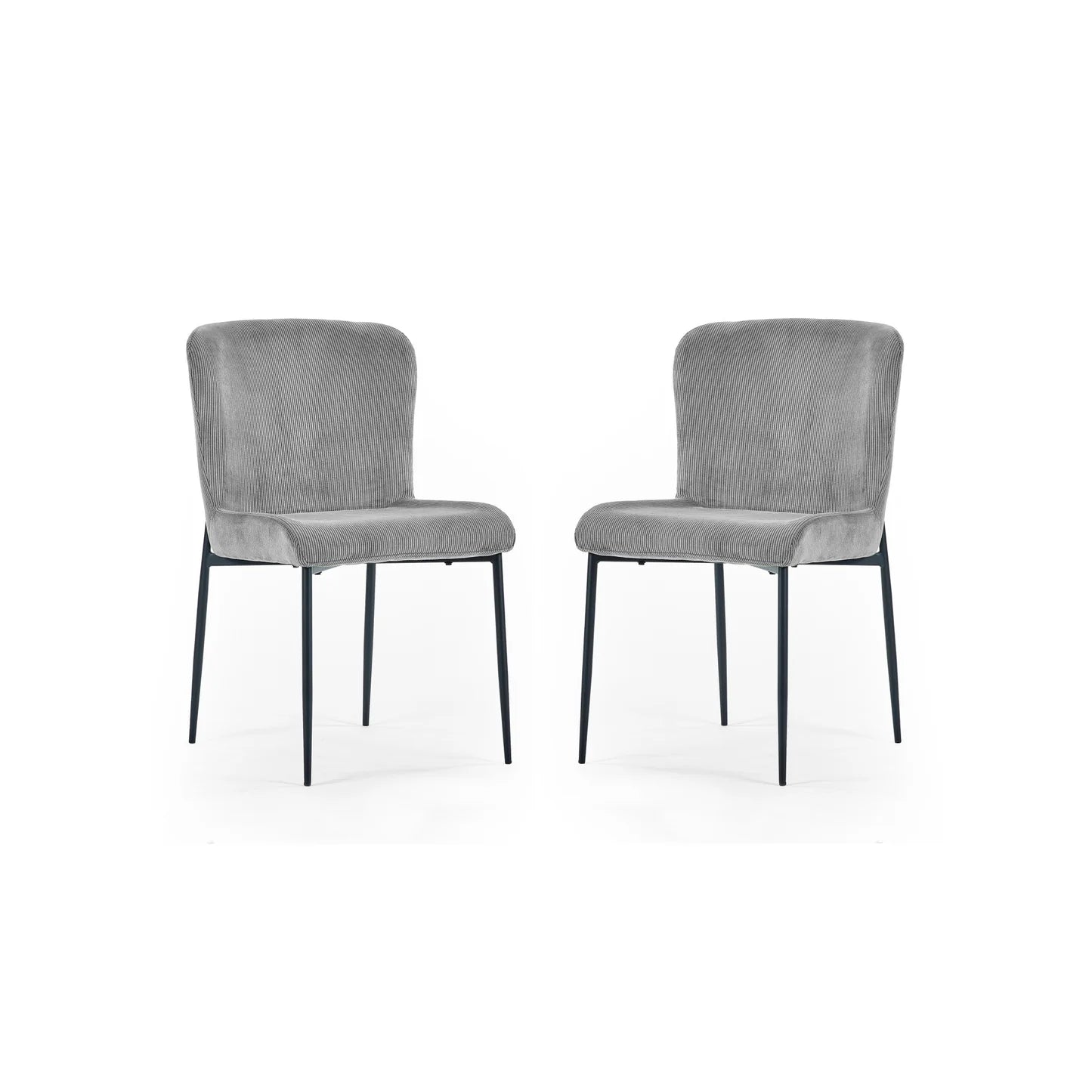 Leo Velvet Dining Chairs – Set of 4 - Pendle Village Furniture