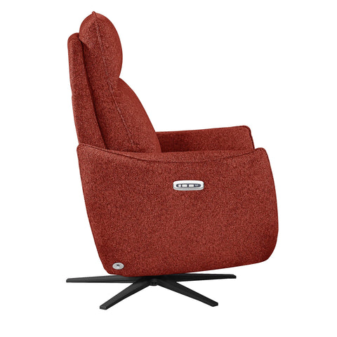 Libra Ruby Fabric Power Swivel Recliner Chair - Pendle Village Furniture