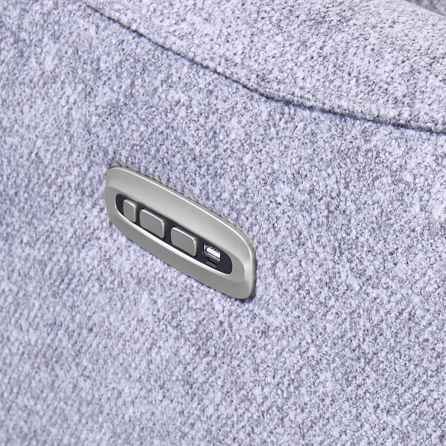 Libra Grey Fabric Power Swivel Recliner Chair - Pendle Village Furniture