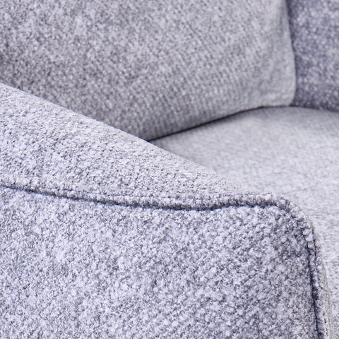 Libra Grey Fabric Power Swivel Recliner Chair - Pendle Village Furniture