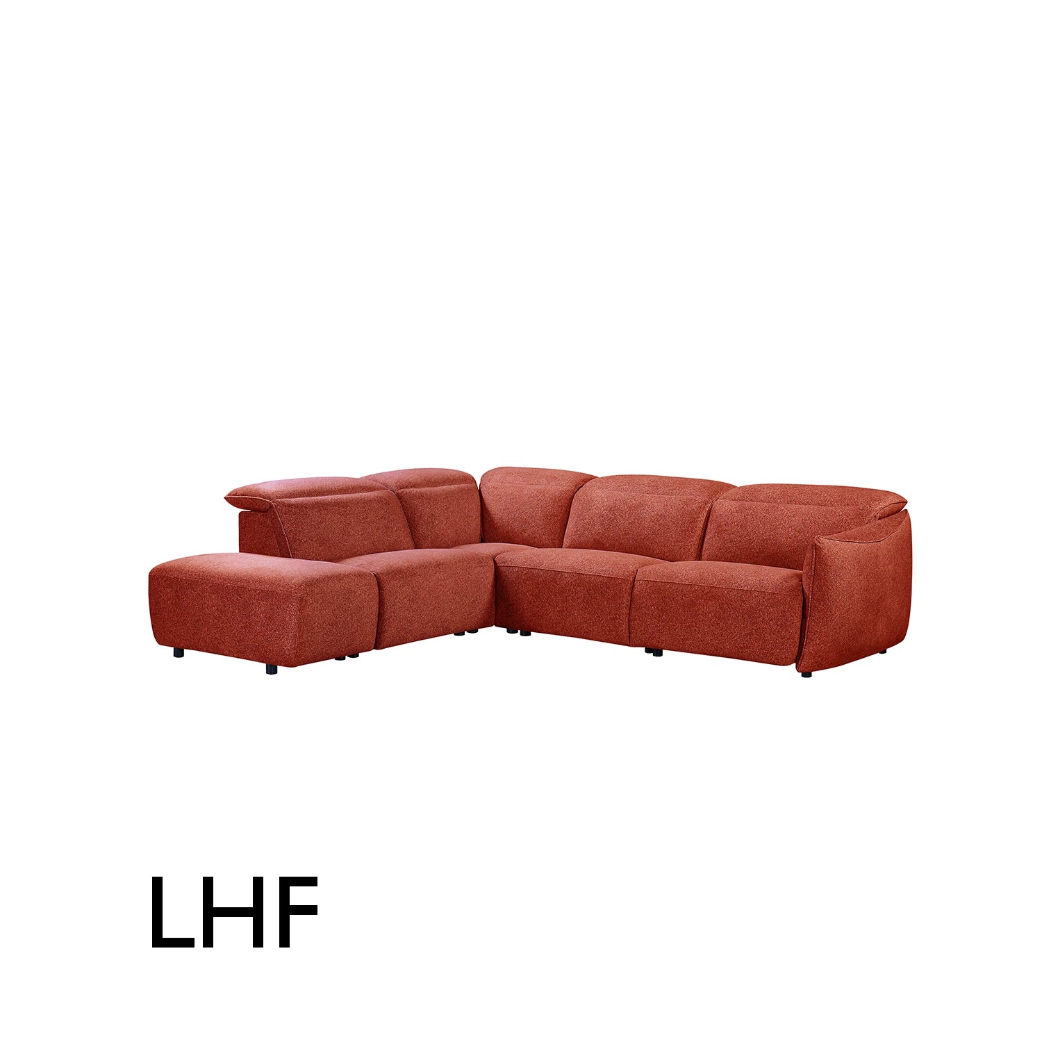 Libra Ruby Fabric Power Recliner Corner Chaise Sofa with Adjustable Headrests - Pendle Village Furniture