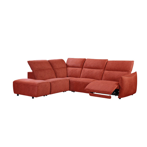 Libra Ruby Fabric Power Recliner Corner Chaise Sofa with Adjustable Headrests - Pendle Village Furniture
