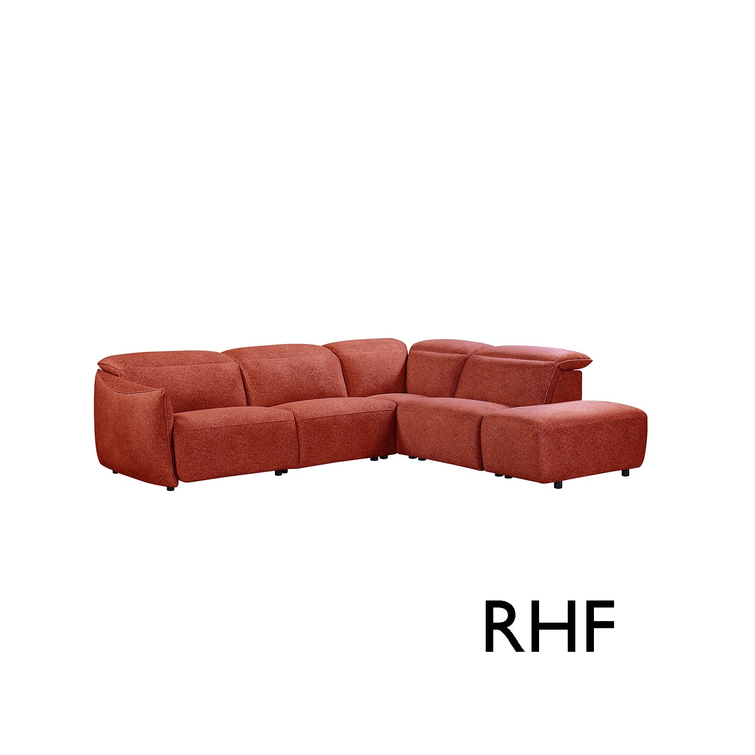 Libra Ruby Fabric Power Recliner Corner Chaise Sofa with Adjustable Headrests - Pendle Village Furniture