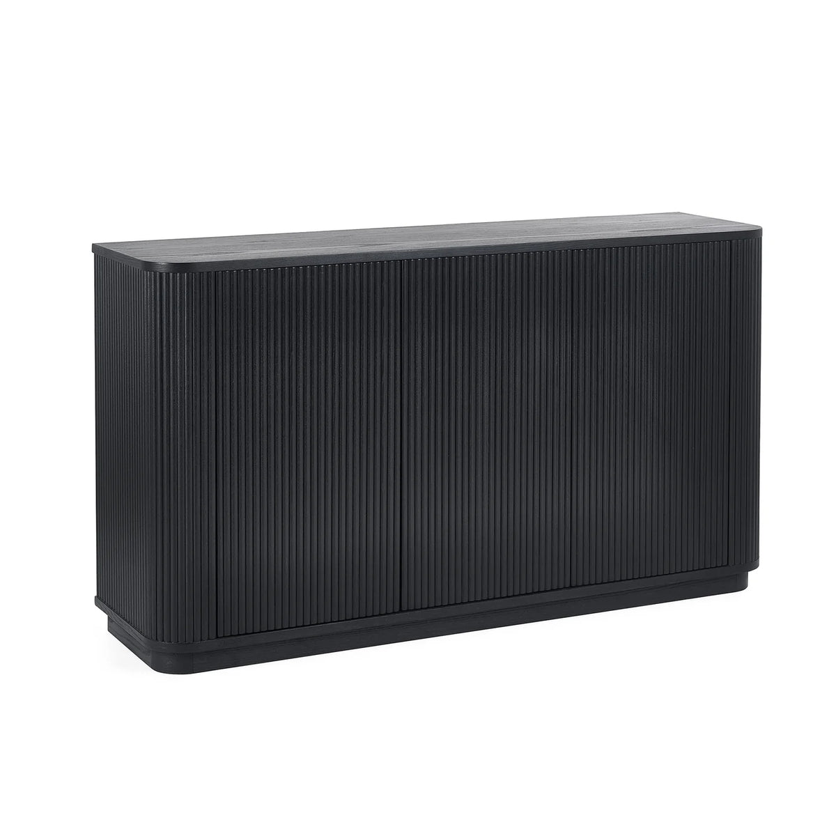 Lewes Black Fluted Sideboard - Pendle Village Furniture