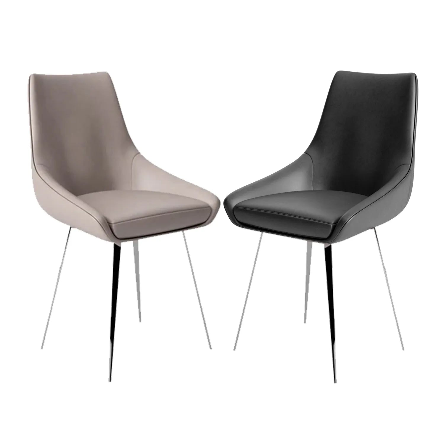 Landan PU Leather Dining Chairs 