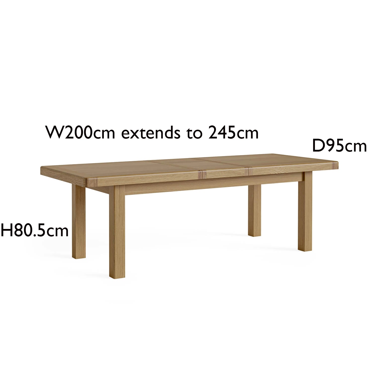 Norman Solid Oak Extending Dining Table and Upholstered Chair Set - Seats upto 10 People - Pendle Village Furniture