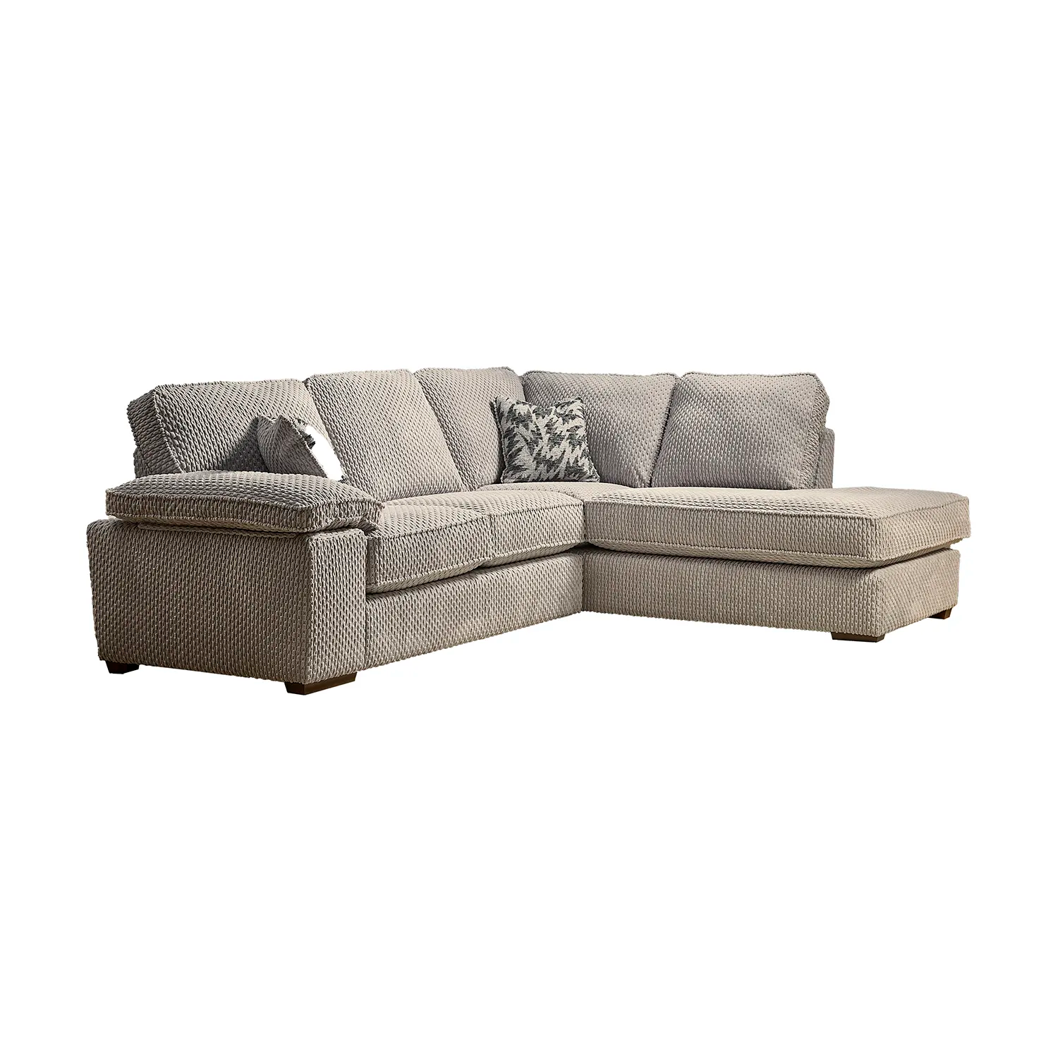 Laura Chaise Corner Fabric Sofa, Right Hand Facing Chase