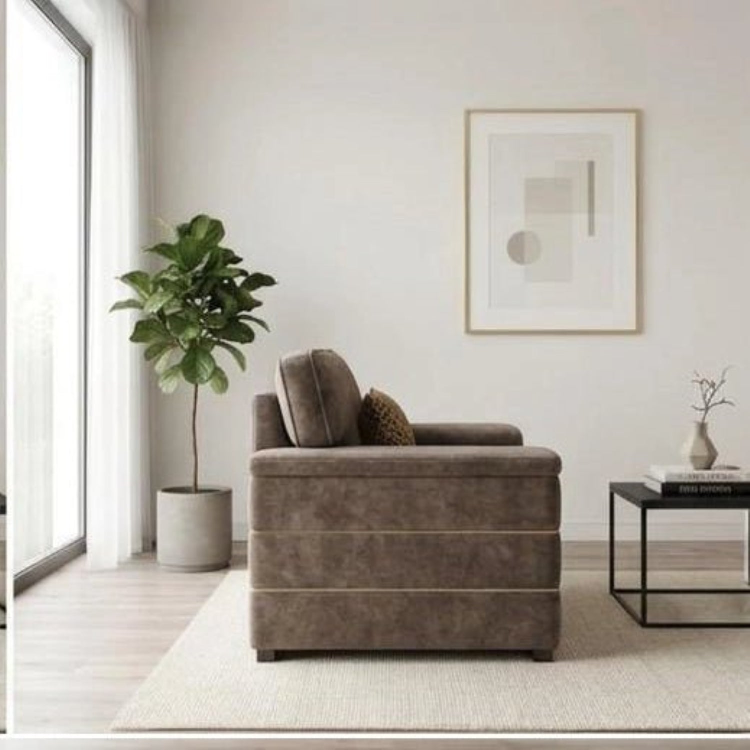 Luxury Glamour Inspire velvet love seat with plush cushions, soft dappled fabric, and an elegant compact silhouette.