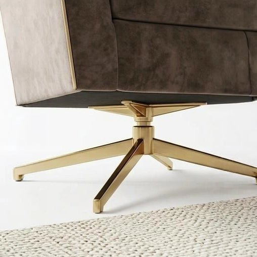 Modern rotating base.