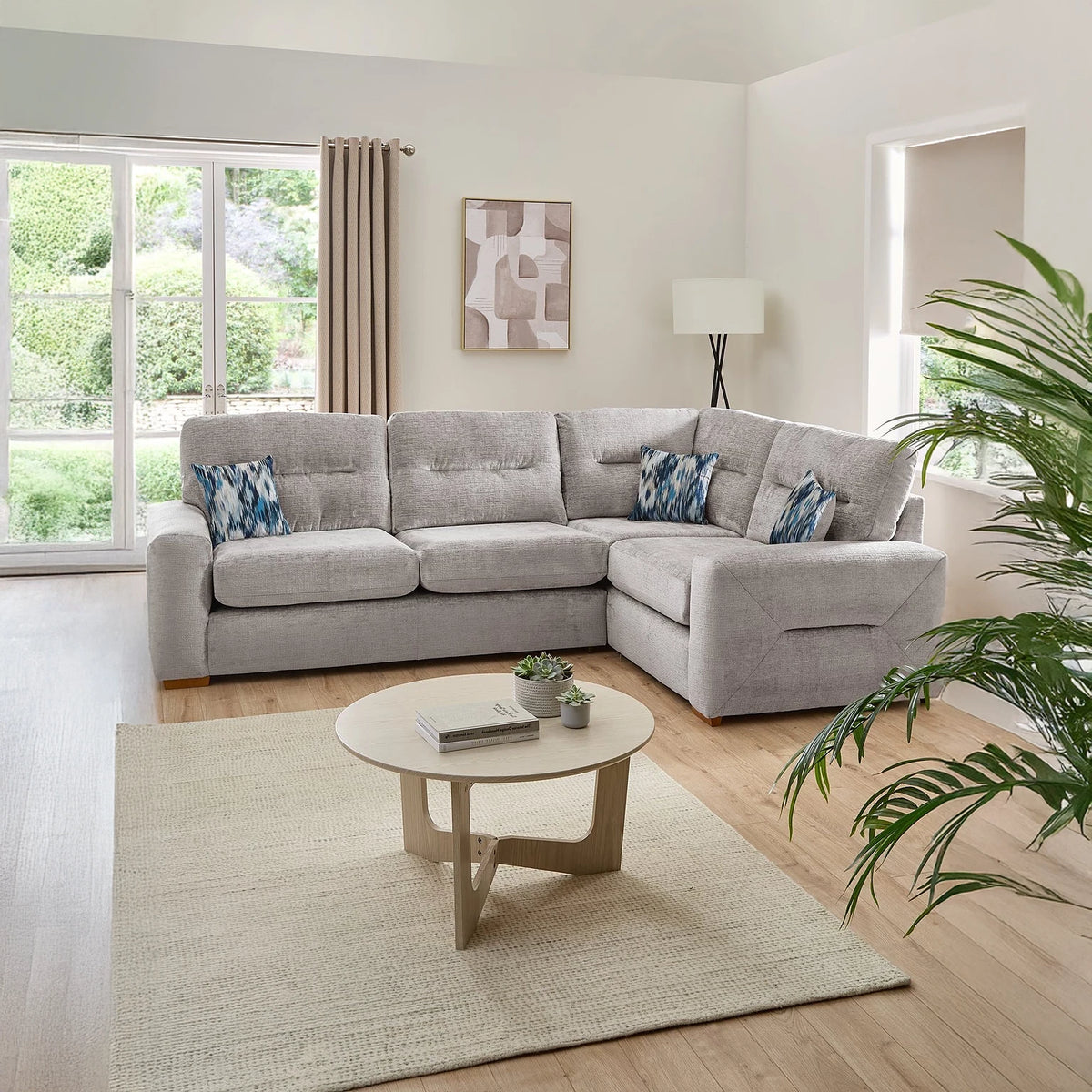 Fairmont Fabric Upholstered Corner Sofa - Pendle Village Furniture