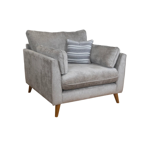 Kensington Padua Fabric Sofa Collection - Grey Fabric