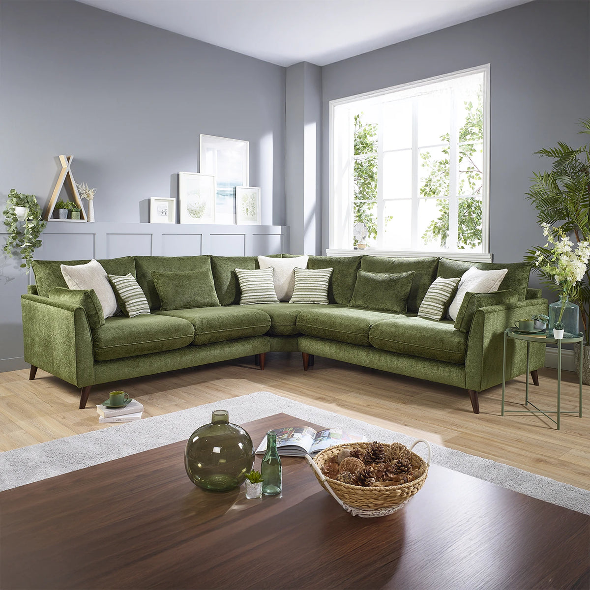 Kensington Padua Fabric 2 Corner 2 Sofa - Pendle Village Furniture