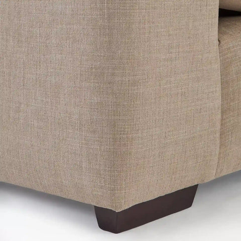 Lennox 2 - Corner - 1 Modular Fabric Sofa in Chenille with Feather Cushions - Pendle Village Furniture