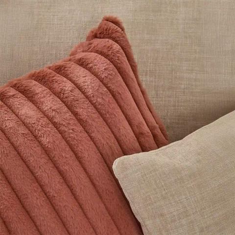 Lennox 2 - Corner - 1 Modular Fabric Sofa in Chenille with Feather Cushions - Pendle Village Furniture