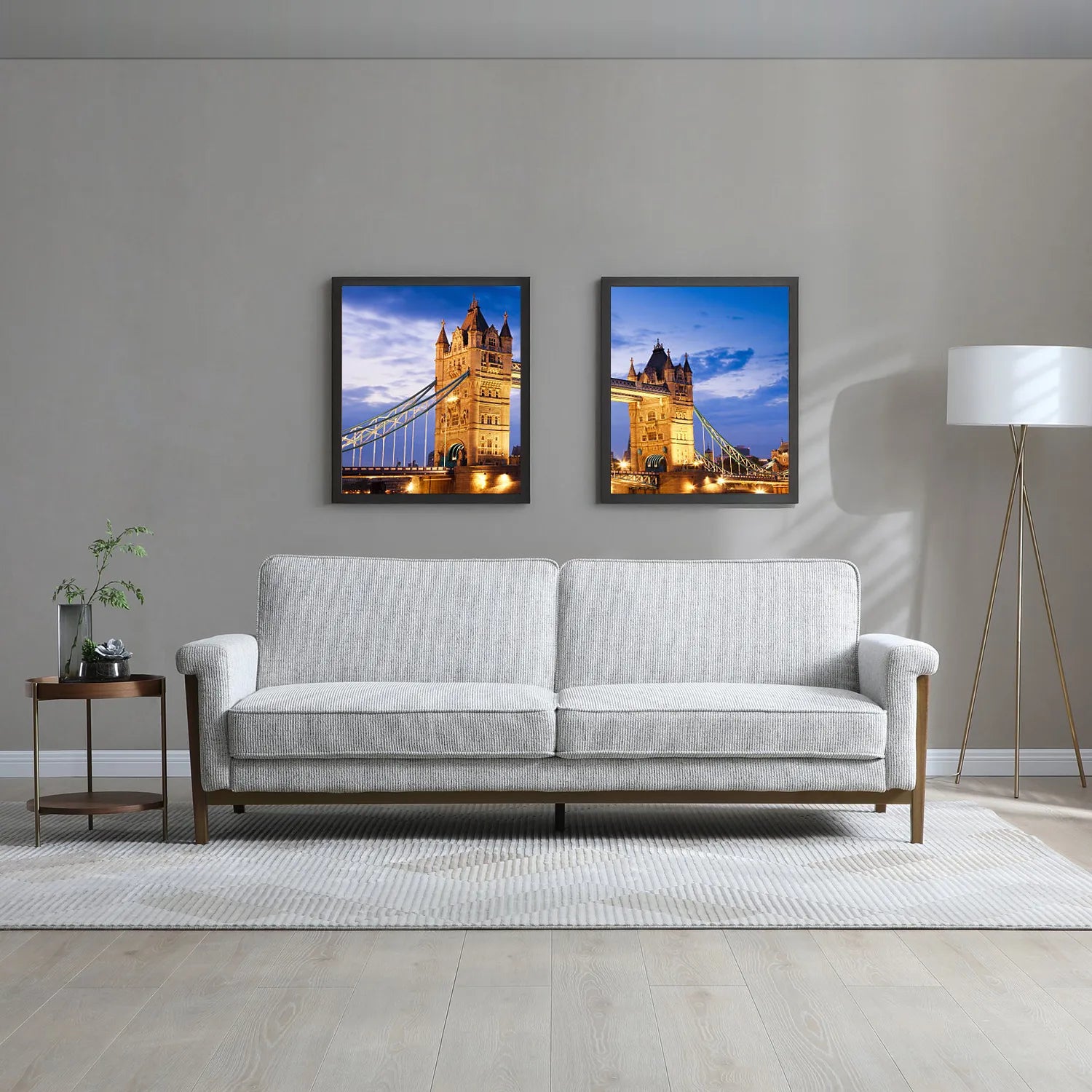 Leon Wood Frame Scandi Sofa Bed - Pendle Village Furniture
