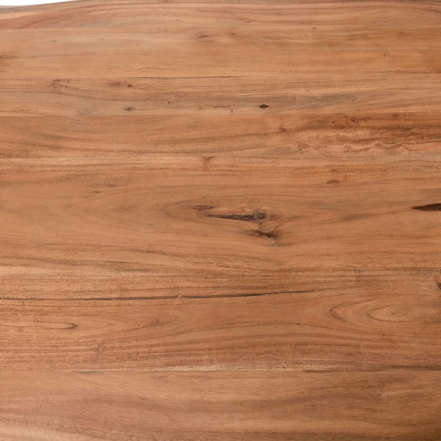 Live Edge Acacia Wood & Metal Dining Table – 180cm - Pendle Village Furniture