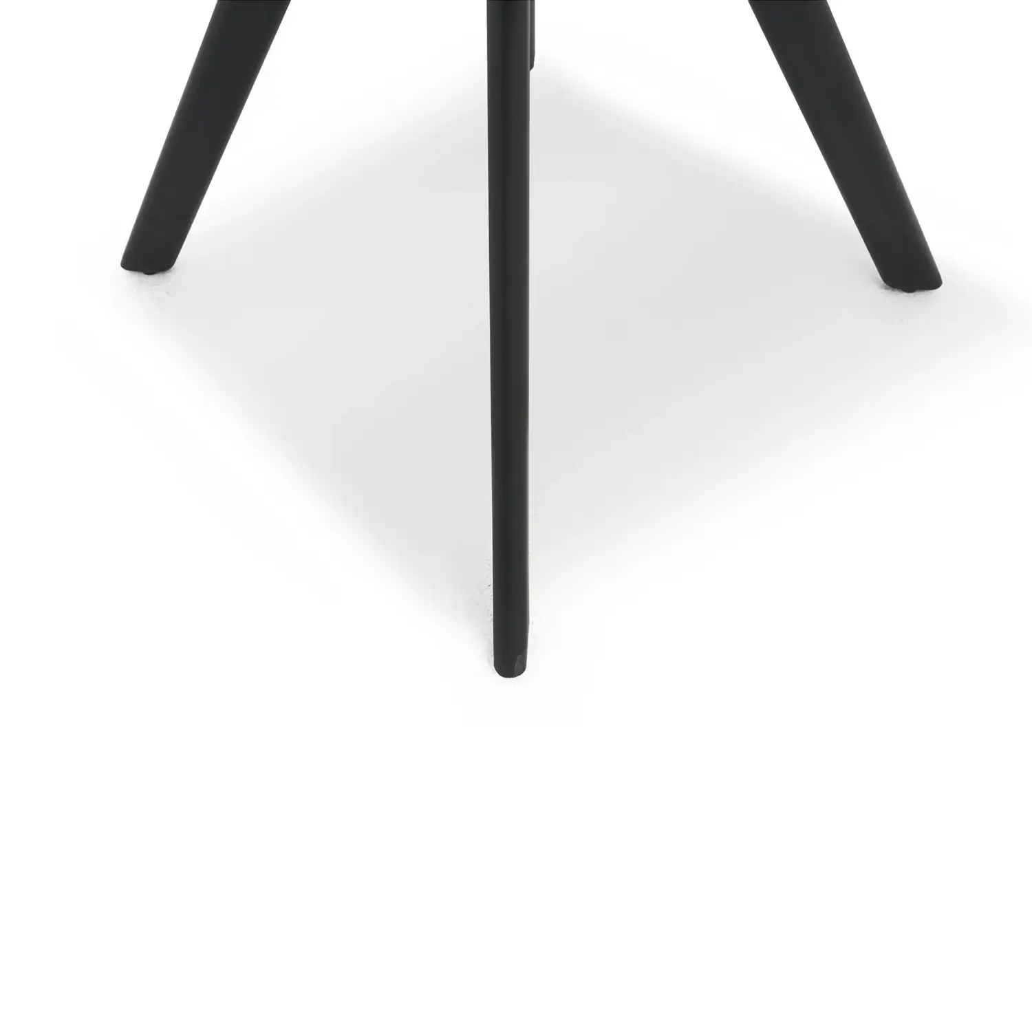 Lucio 200cm Dining Table with 200cm Dining Bench and 3 Faux Leather Swivel Dining Chairs - Dining Chair Legs