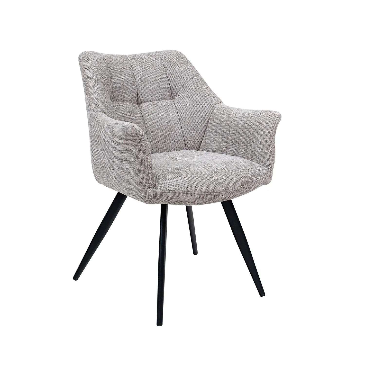 Ludlow Textured Fabric Dining Armchair - Pendle Village Furniture