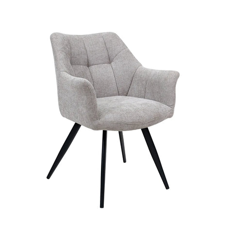Ludlow Textured Fabric Dining Armchair - Pendle Village Furniture
