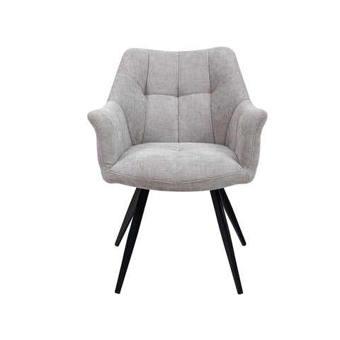 Ludlow Textured Fabric Dining Armchair - Pendle Village Furniture